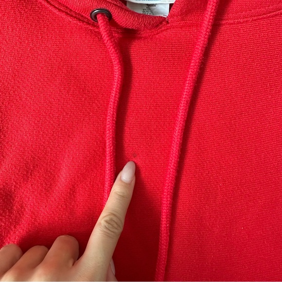 Champion reverse weave red hoodie - Picture 5 of 6